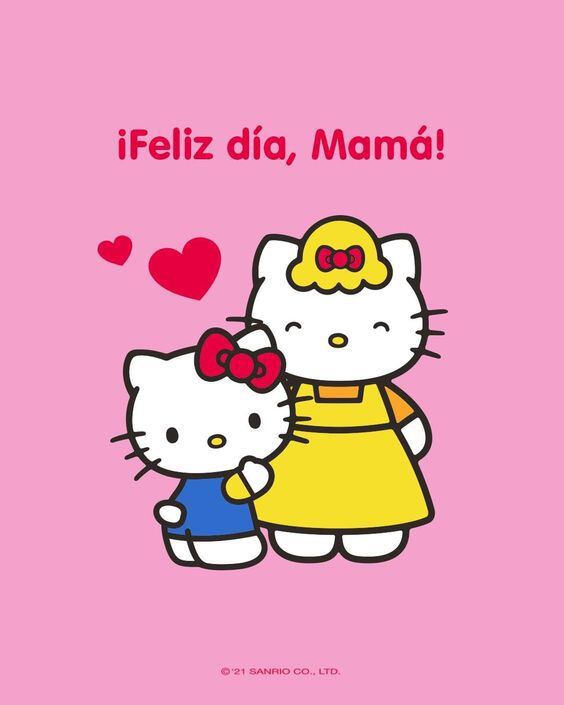Tarjetas de Hello Kitty para el Día de las Madres