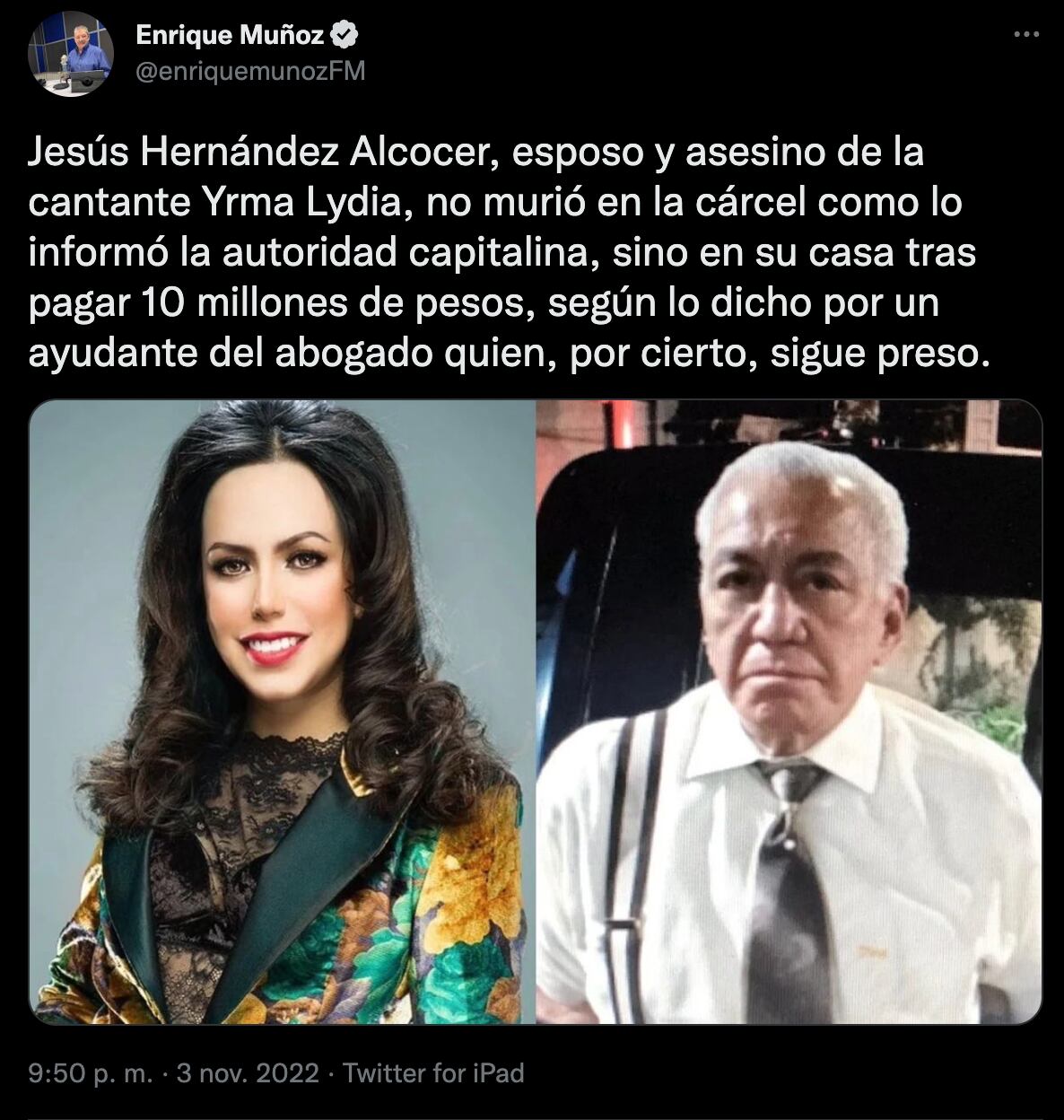 Sostienen que Jesús Hernández Alcocer no murió en la cárcel