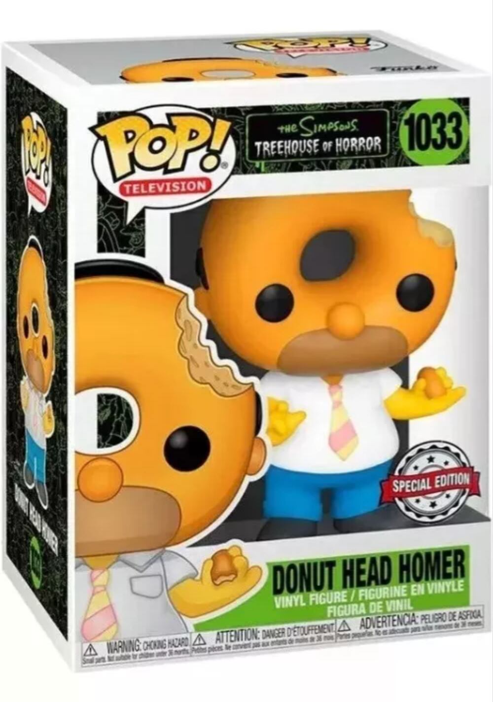 Funko Pop! de Homero Simpson cabeza de dona