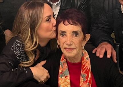 Andrea Legarreta y su mamá, Isabel Martínez