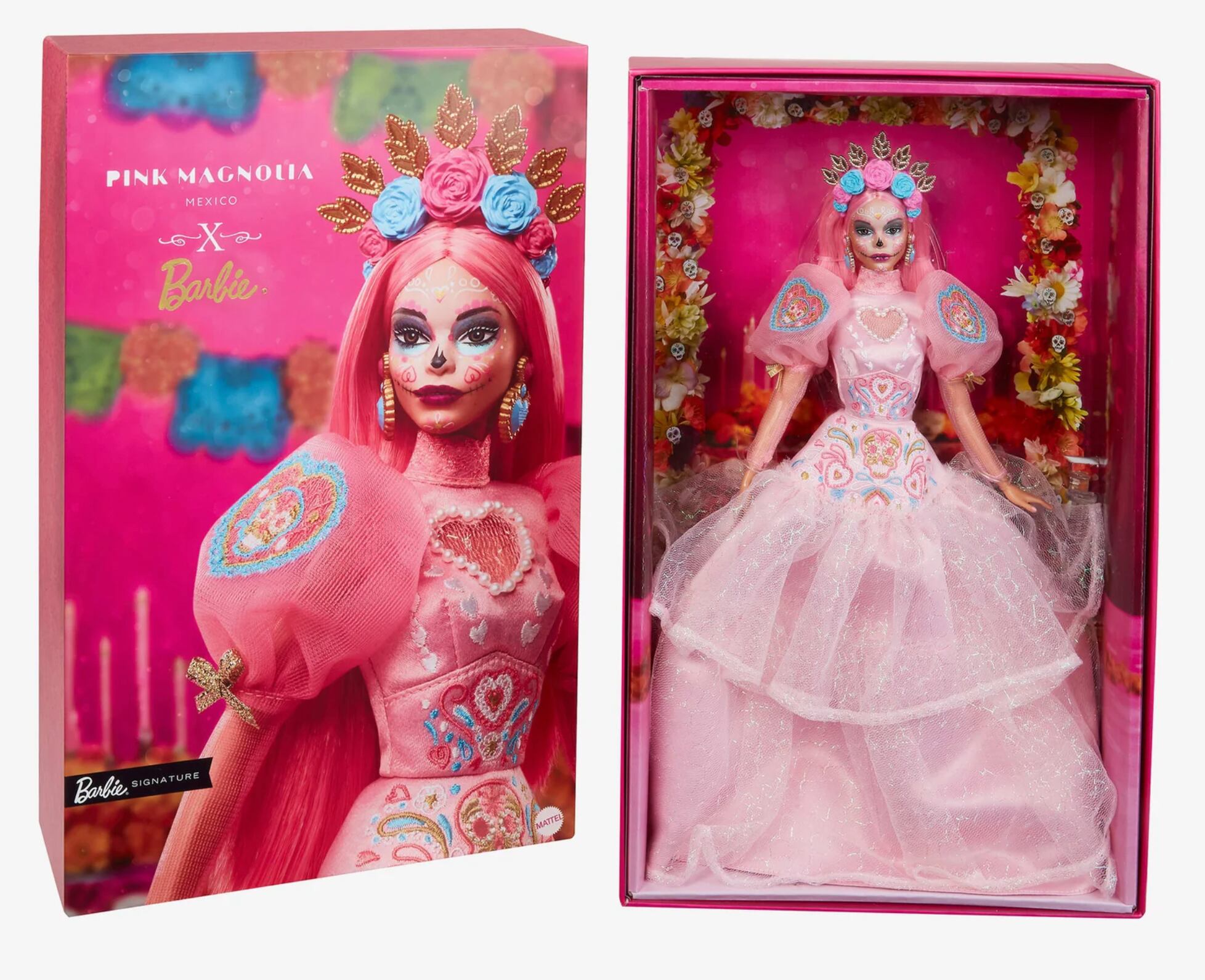 Barbie Día de Muertos 2023 Pink Magnolia