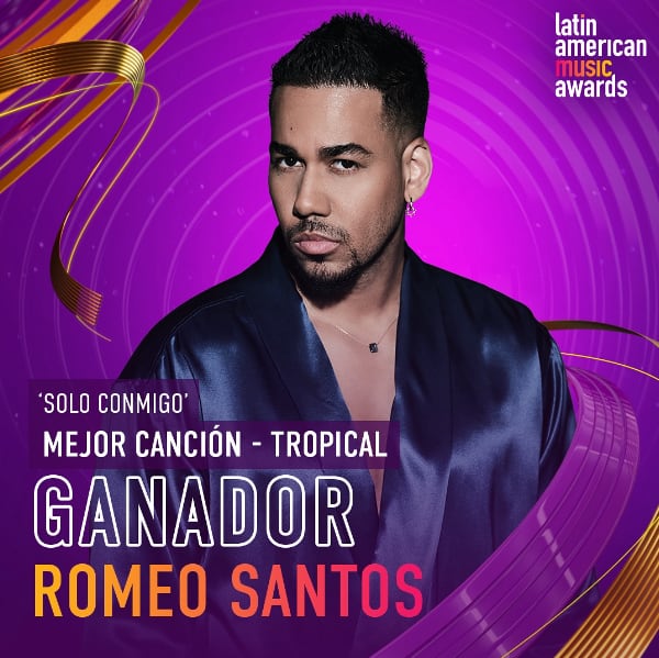 Romeo Santos gana a Mejor Canción – Tropical