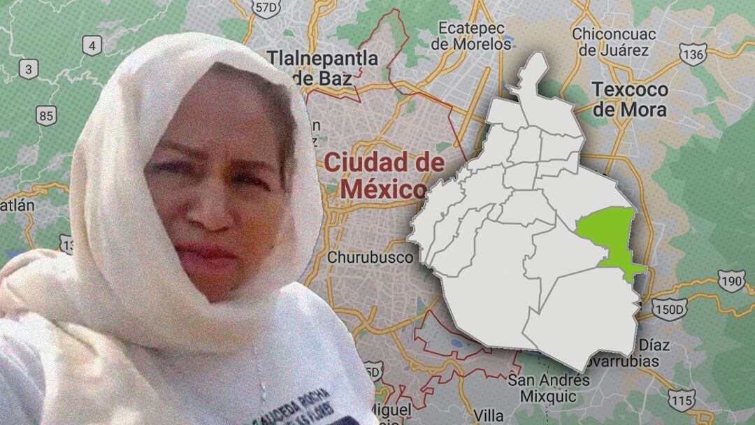 La madre buscadora Ceci Flores, encontró restos humanos en la alcaldía Tláhuac