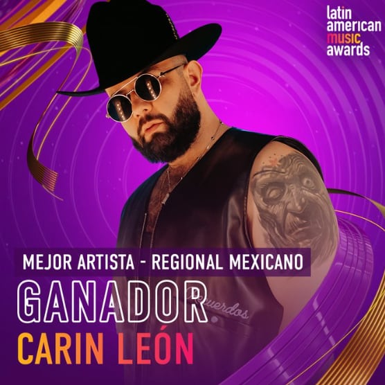 Carin León gana a Mejor Artista Regional Mexicano