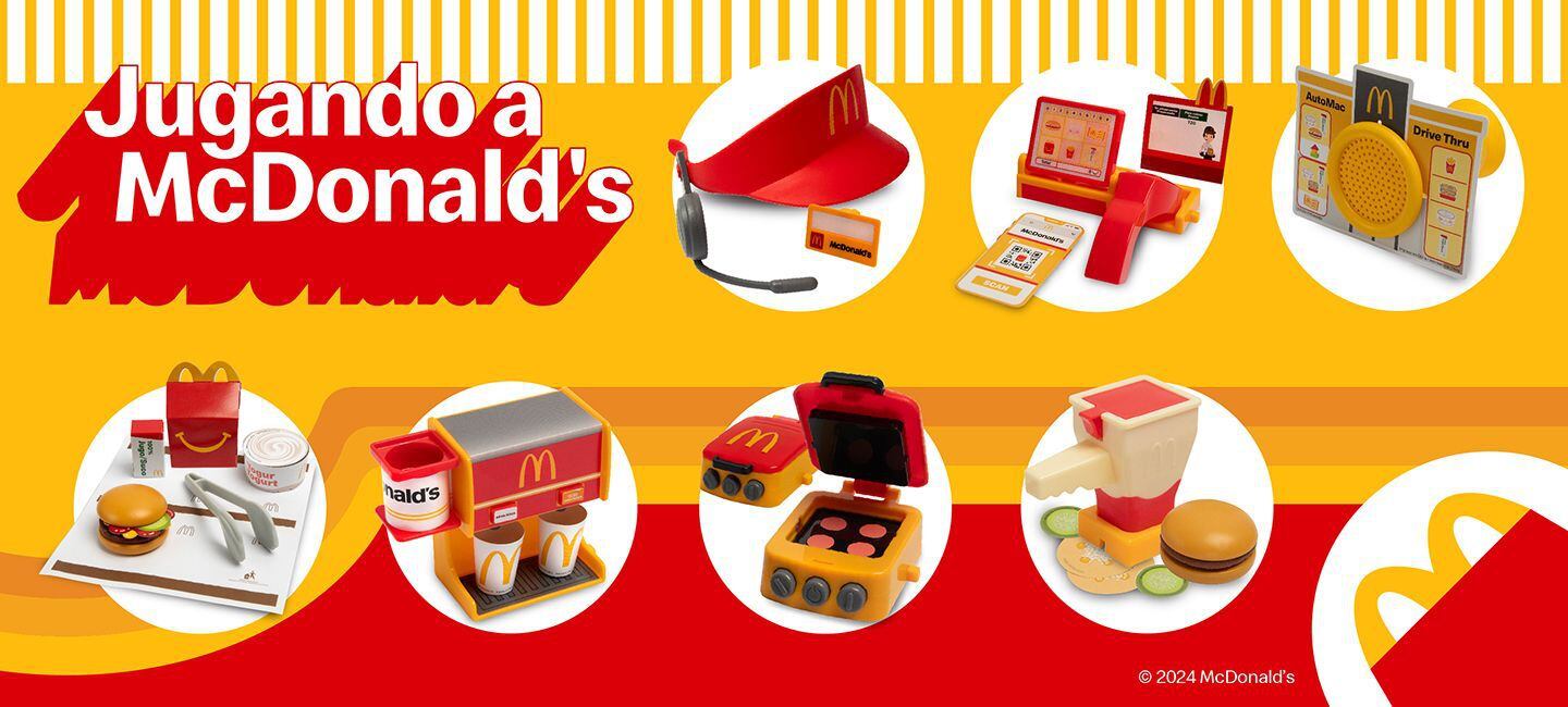 Estos son los juguetes coleccionables de la cajita feliz de McDonalds para el mes de abril