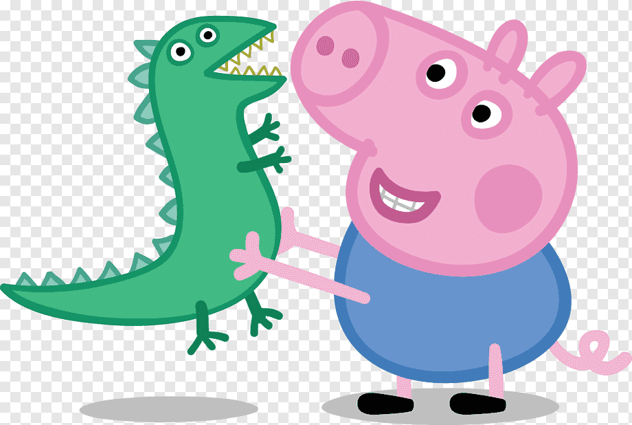 Sticker dinosaurio de George: Peppa Pig