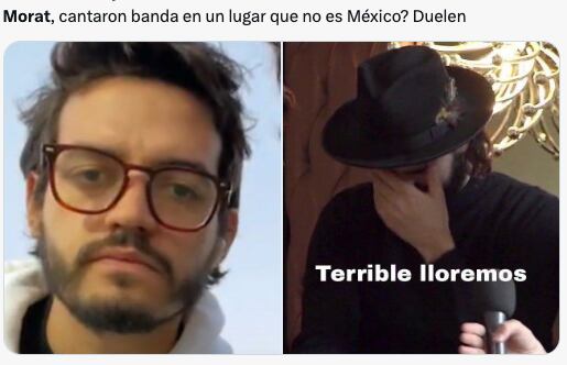 Memes de la colaboración entre Morat y Grupo Frontera tras cantar 'No se va'