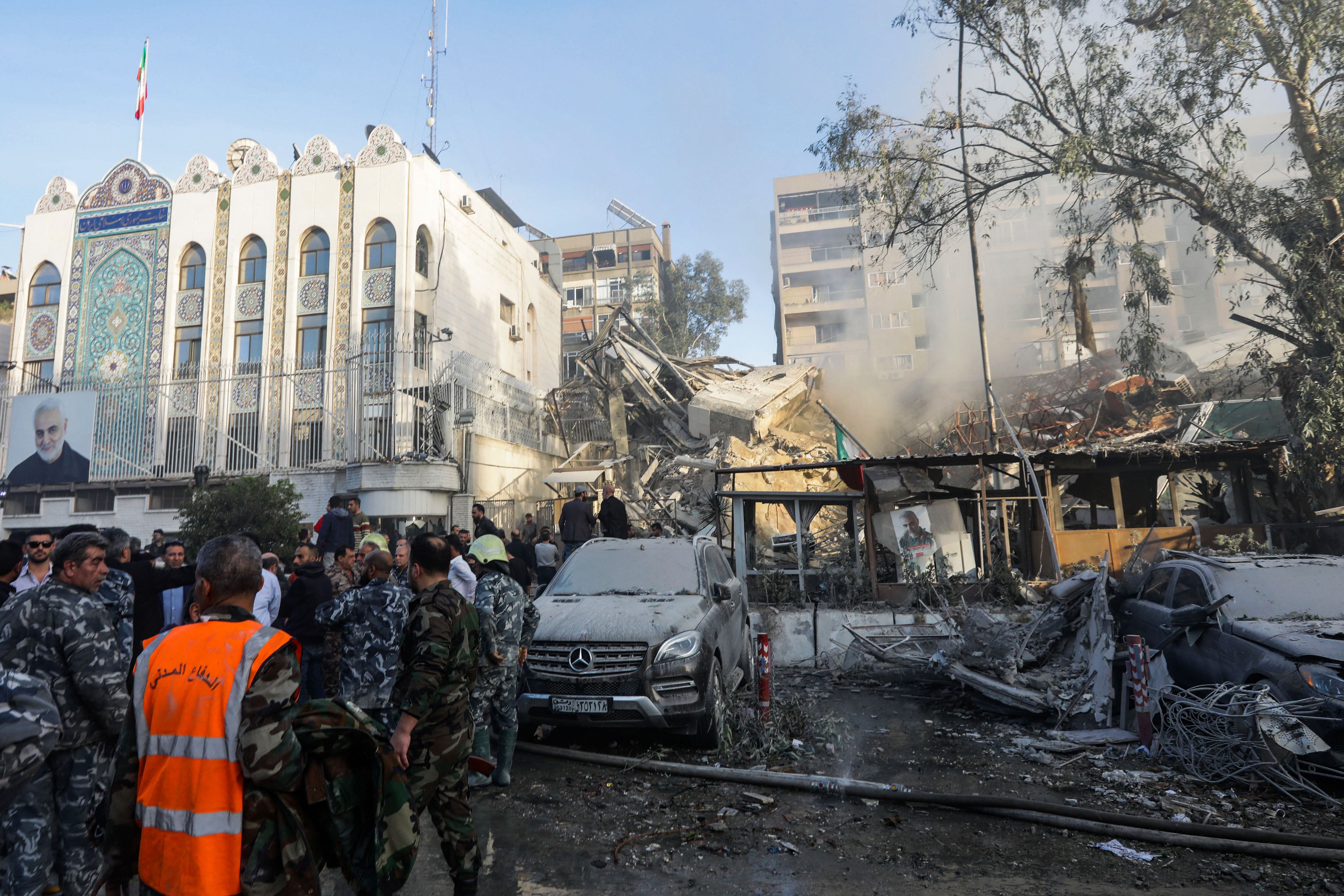 Ataque a embajada de Irán en Siria