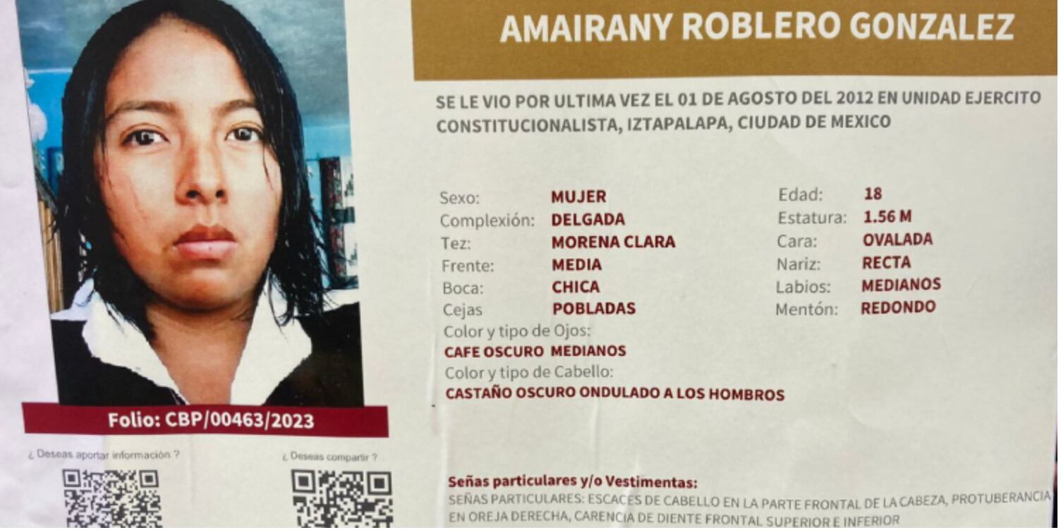 Amairany Roblero, víctima del feminicida de Iztacalco