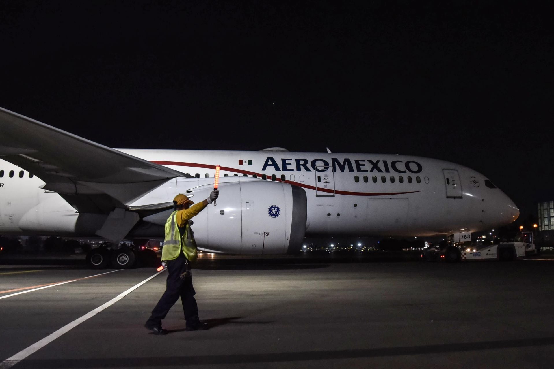 Avión de Aeroméxico