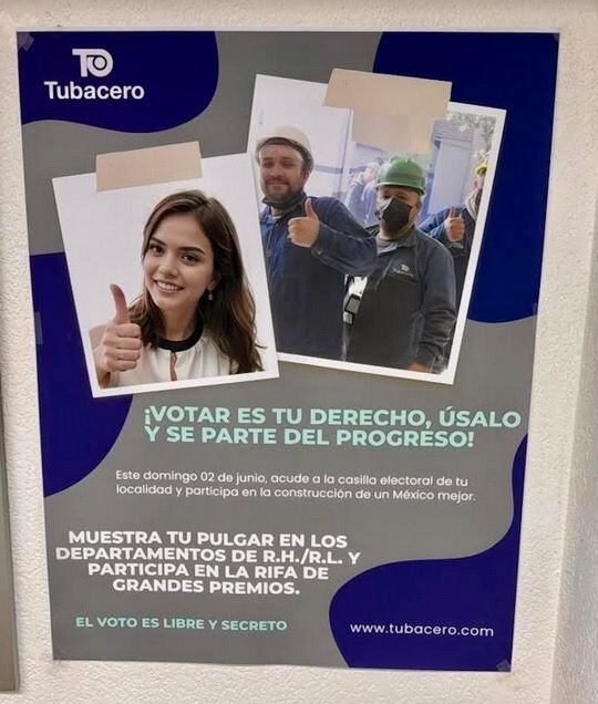Campaña para incentivar a la gente y salga a votar/Foto: Plácido Garza