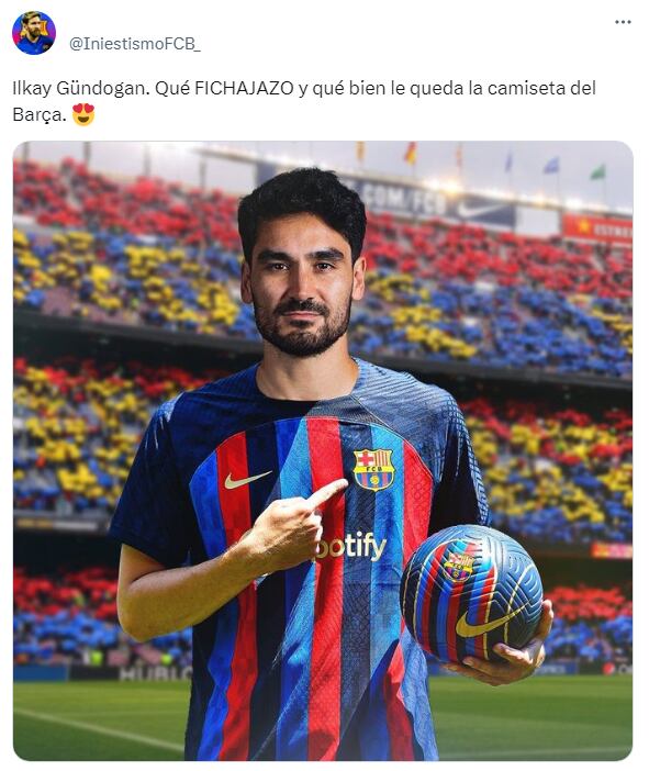 Ilkay Gundogan jugará con el Barcelona