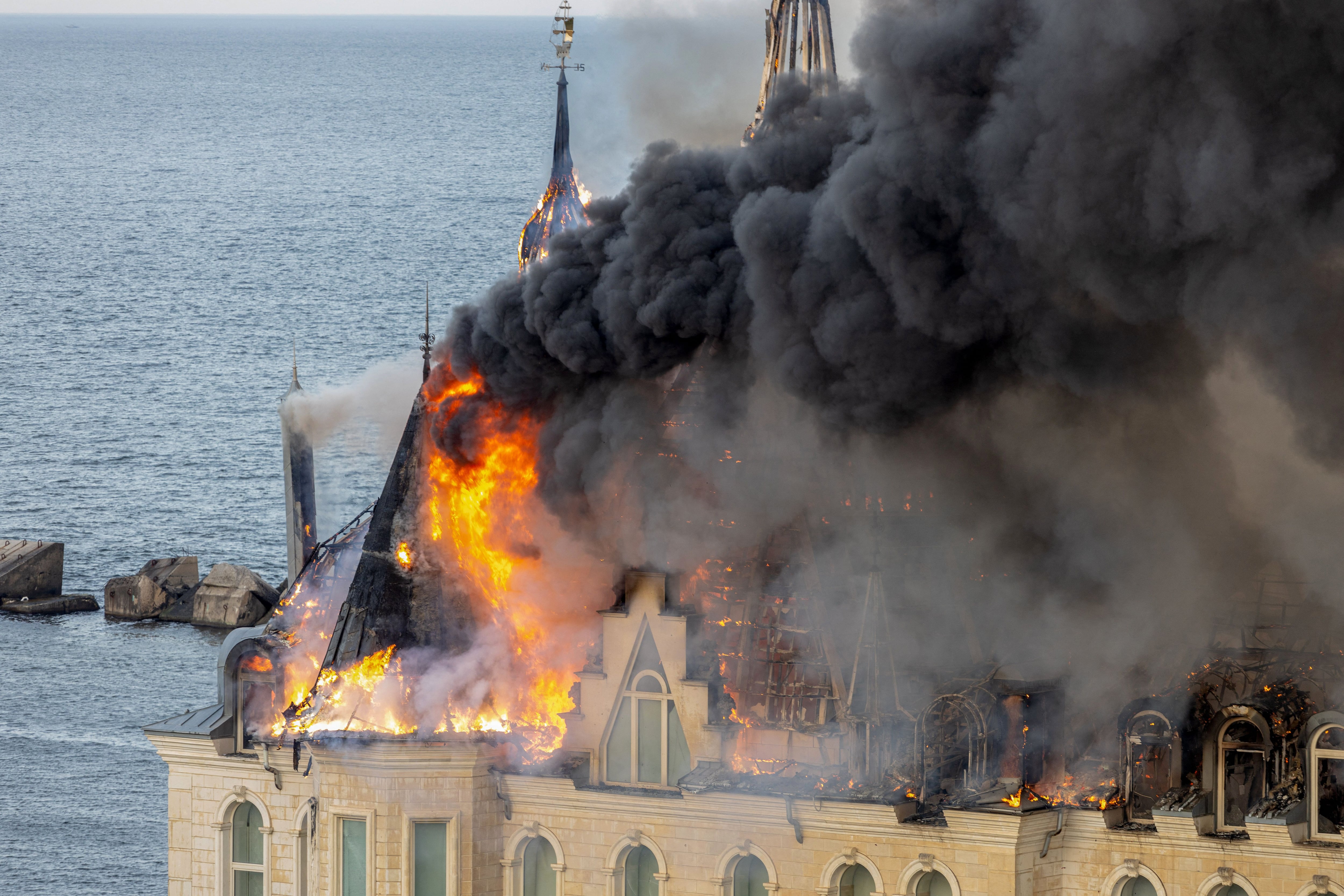 El castillo de Harry Potter en Odesa ha sido destruido por ataque militar de Rusia