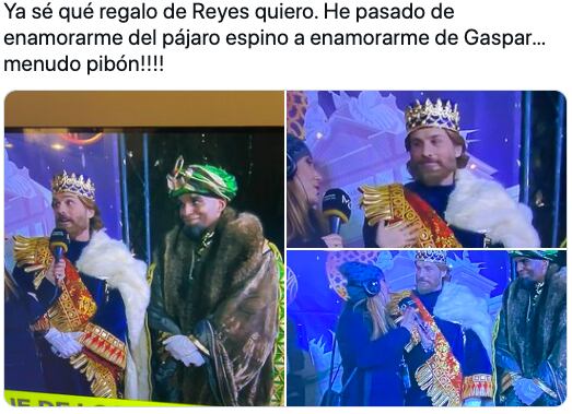 El Rey Mago Gaspar rompe corazones tras su participación en la Cabalgata de Reyes Magos 2023