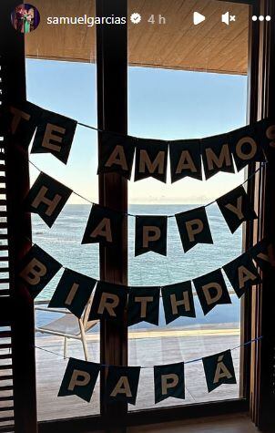 Samuel García celebra su cumpleaños 36 y lo celebra en la playa