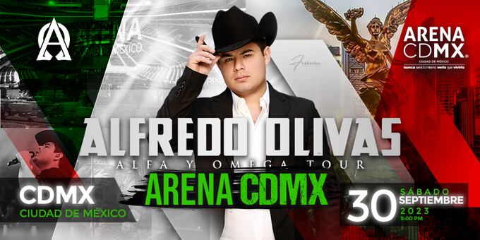 Alfredo Olivas en concierto: Precio de los boletos para verlo en la Arena CDMX