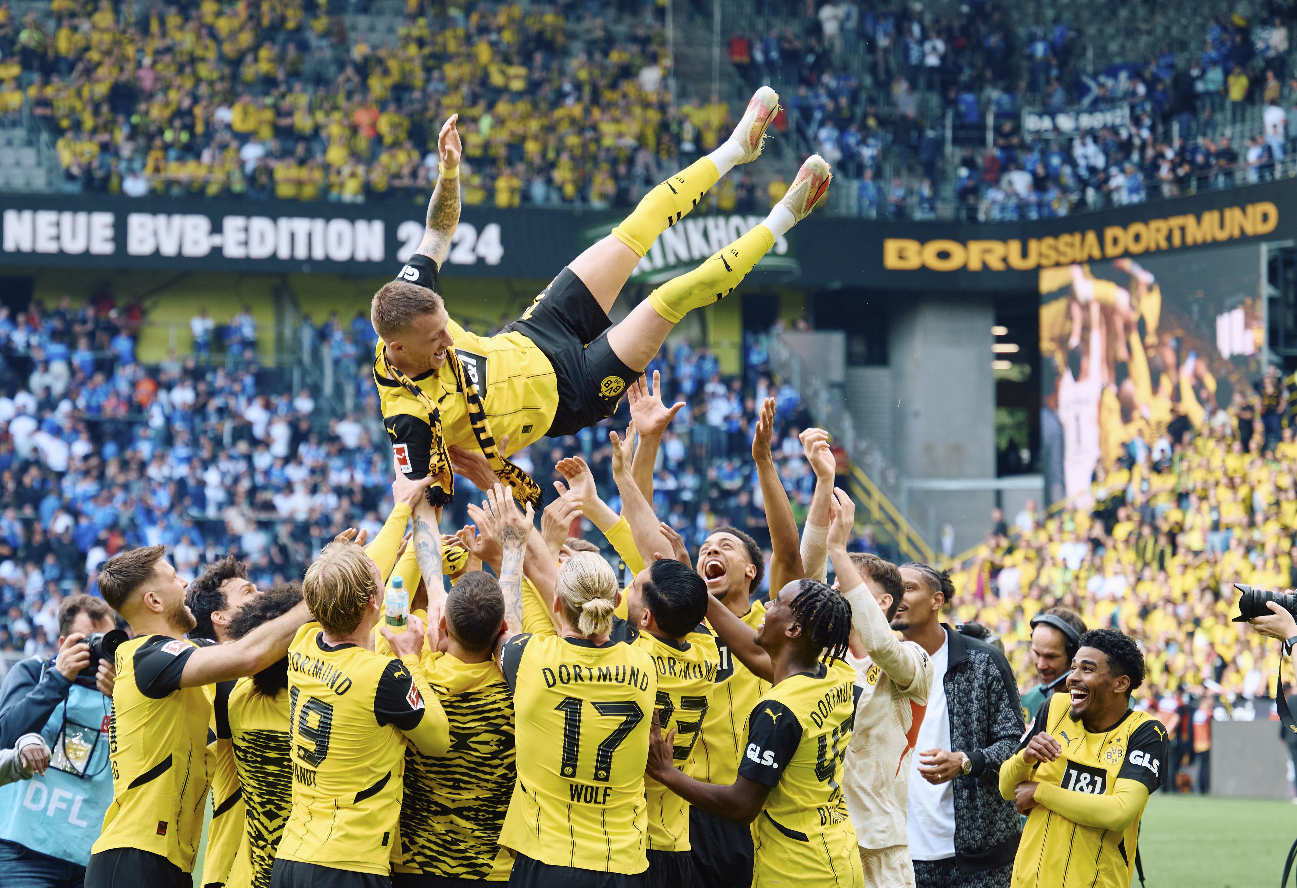 Marco Reus se despidió del Borussia Dortmund en la Bundesliga.