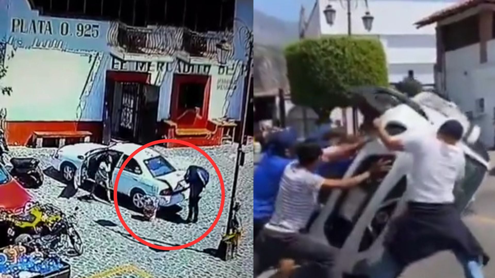 Secuestro y bloqueo en Taxco