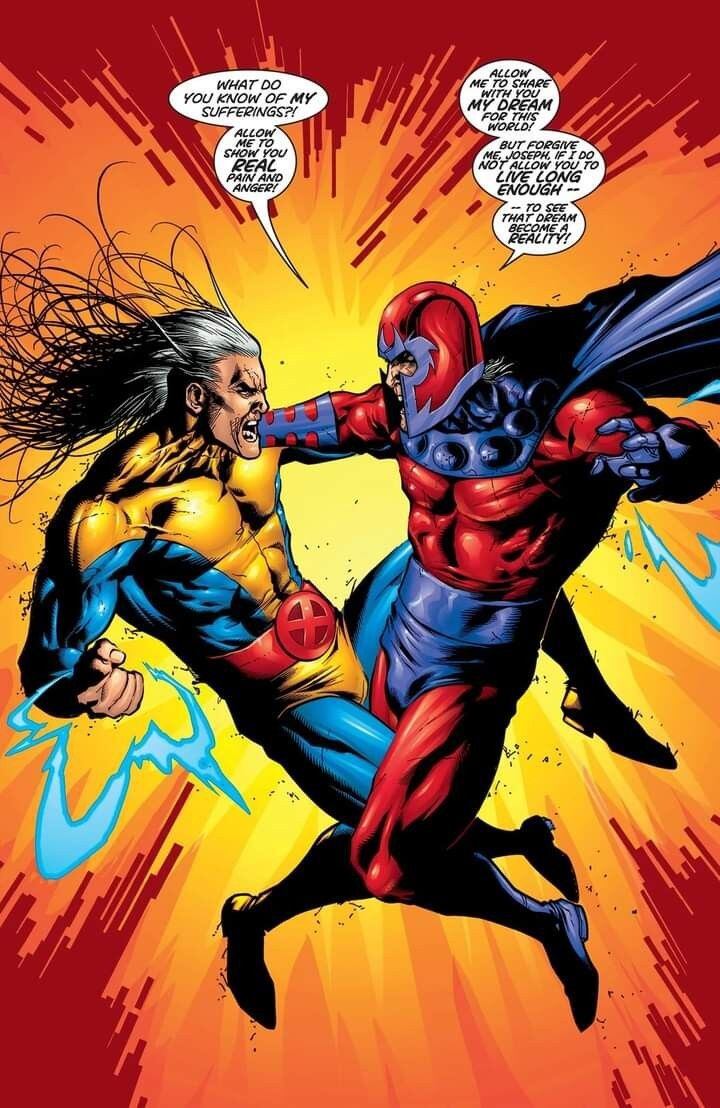 Magneto vs Joseph, su clon en X-Men