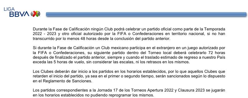Reglamento Liga MX