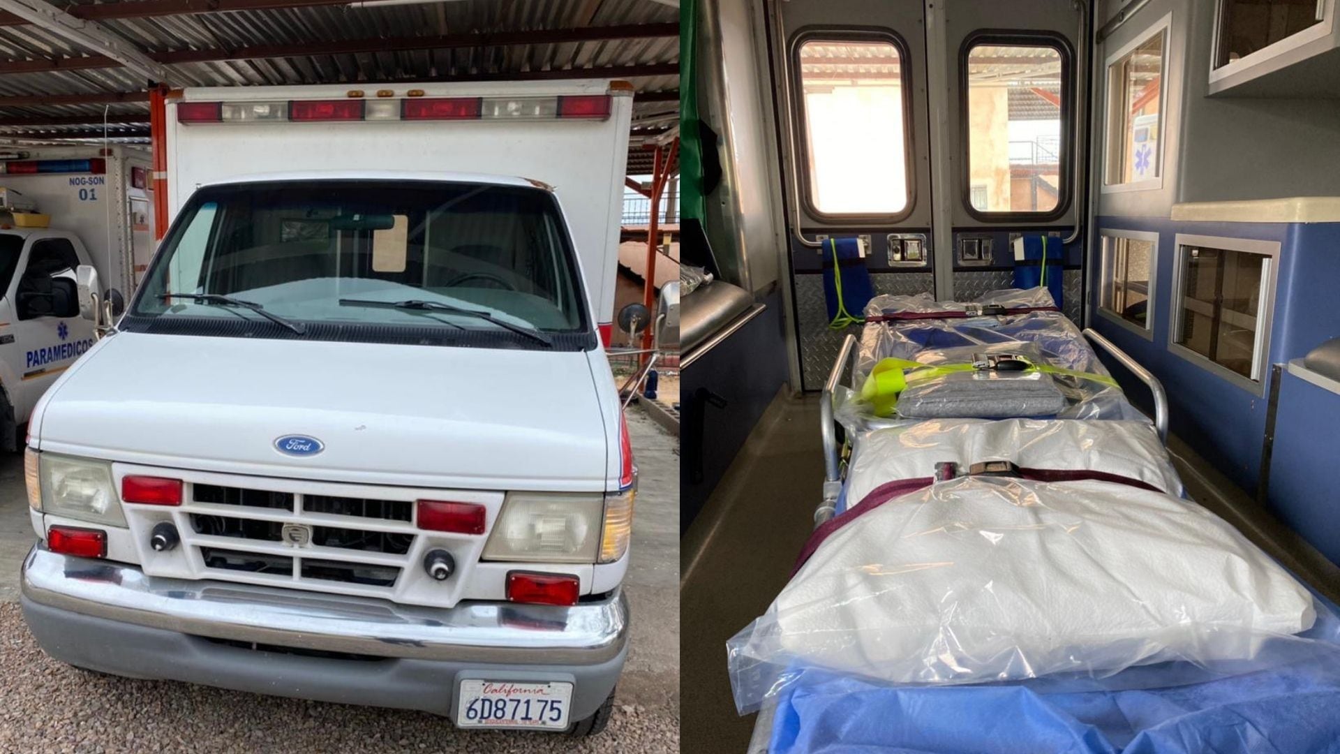 Ambulancia donada por Lilly Téllez
