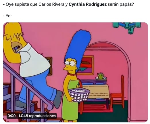 Memes reaccionan a la noticia del primer bebé de Carlos Rivera y Cynthia Rodríguez