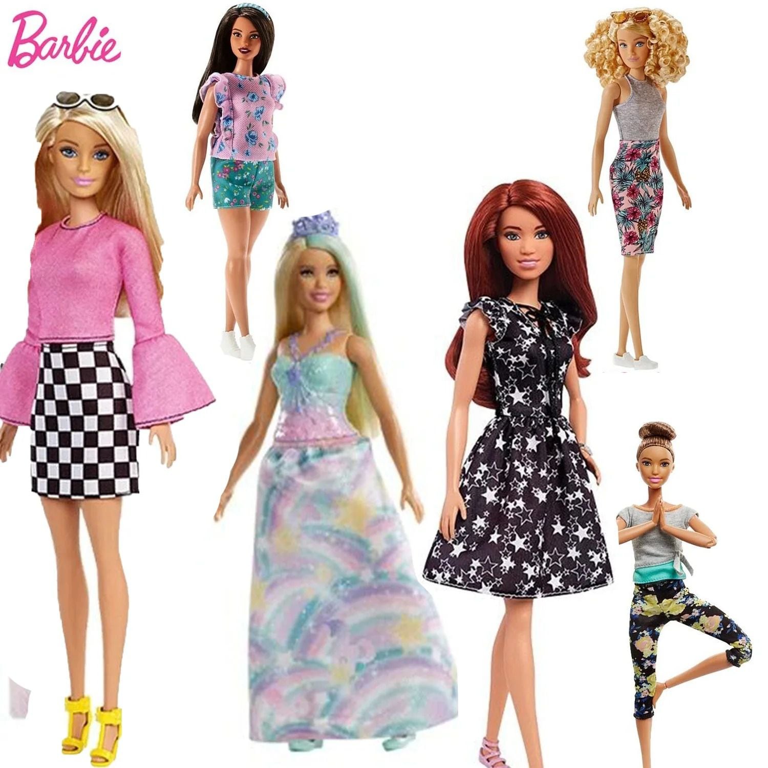 Barbie con accesorios en AliExpress