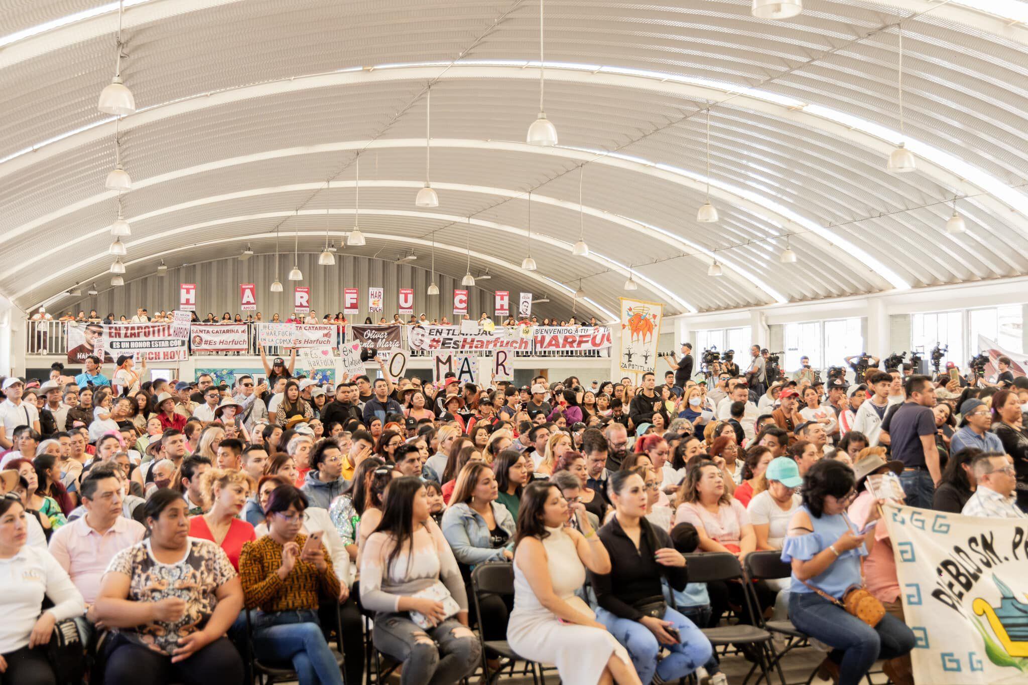 Omar García Harfuch en Tláhuac: vive su primer evento como aspirante a jefe de gobierno