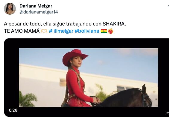 Hija de Lili Melgar confirma que su mamá sigue trabajando con Shakira.