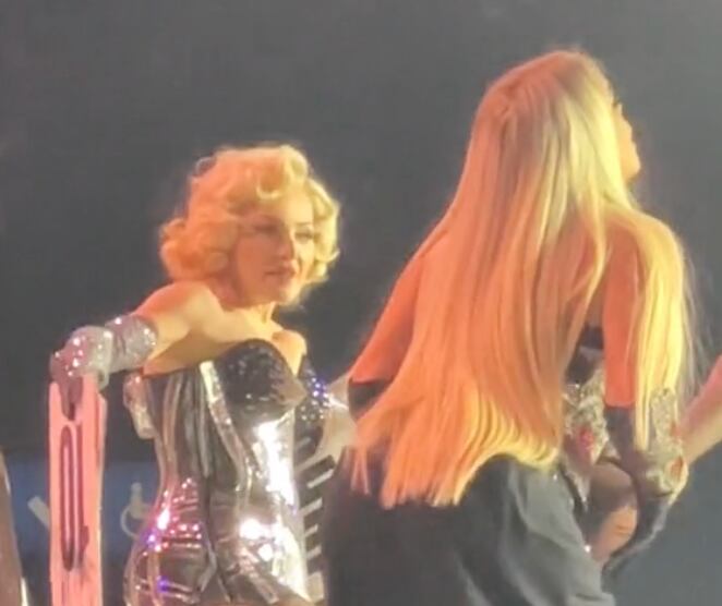 Madonna regaña a Wendy Guevara porque no se quería sentar