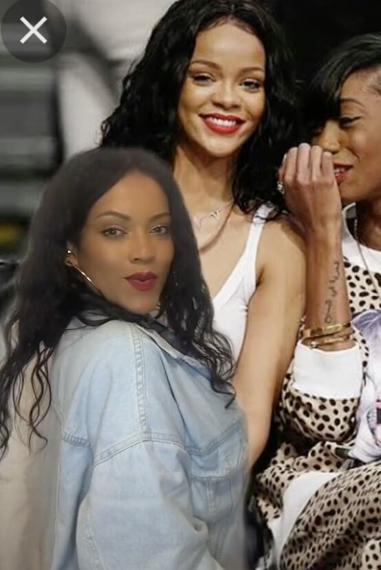 Priscila Beatrice muestra que es igual a Rihanna.