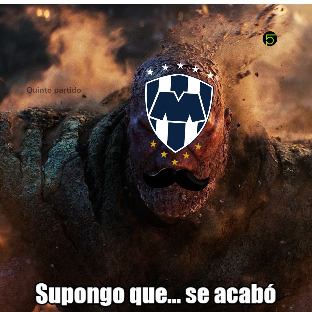 Meme de Rayados de Monterrey tras la eliminación ante Cruz Azul.