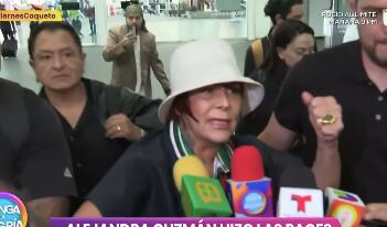 Alejandra Guzmán cambia su actitud con la prensa