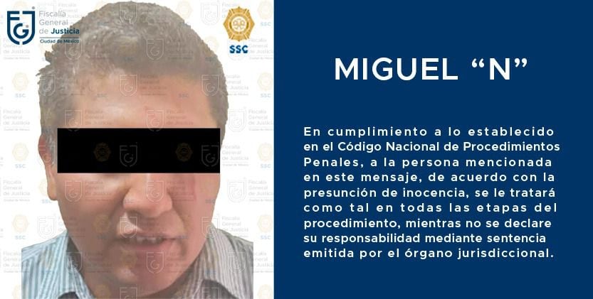 Miguel Cortés Miranda, presunto feminicida serial de Iztacalco