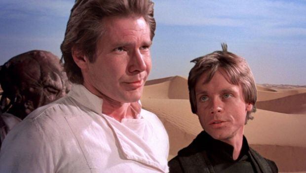 Mark Hamill y Harrison Ford en Star Wars