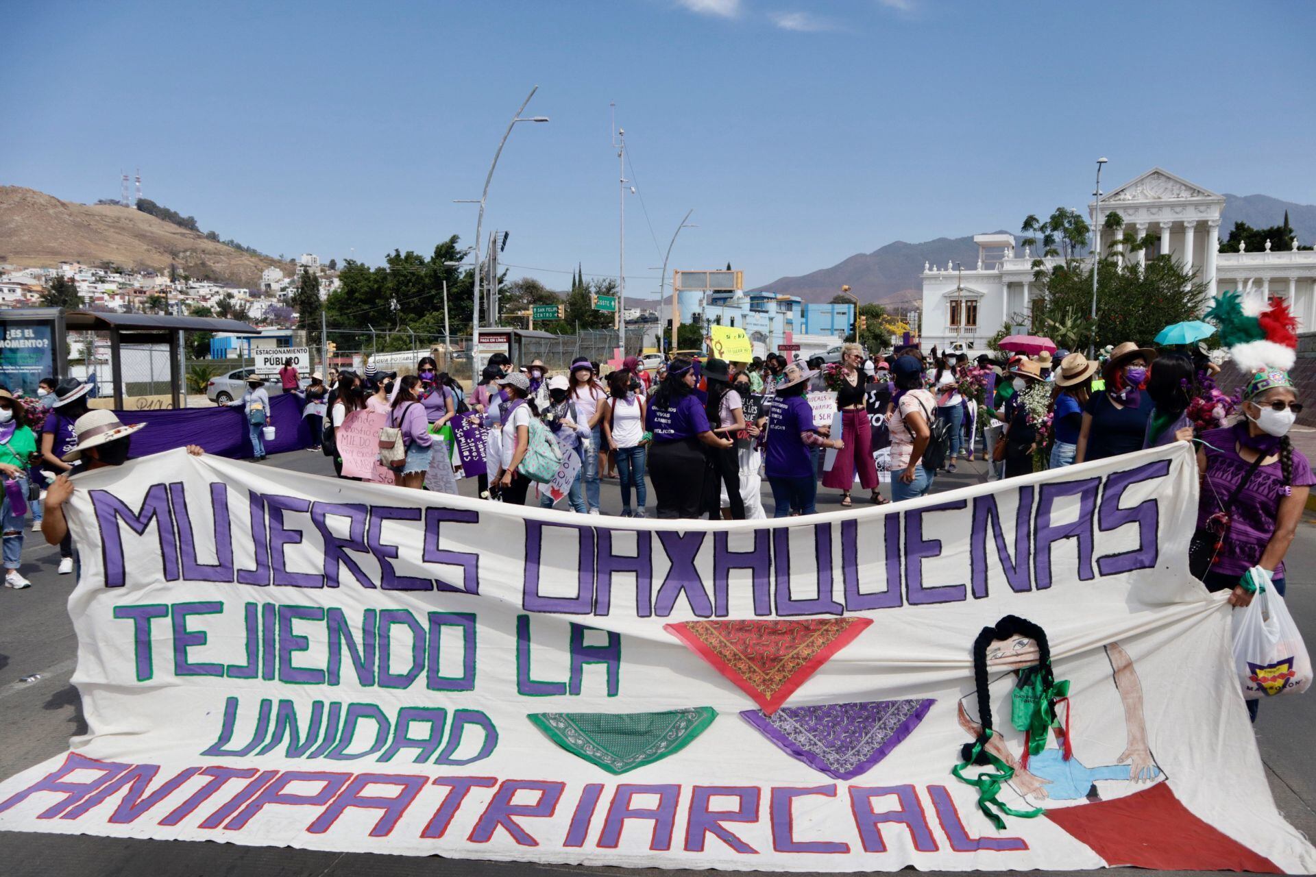 Marcha 8M en Oaxaca este 2022