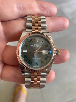 Rolex Datejust 36, presunto reloj de Dina Boluarte