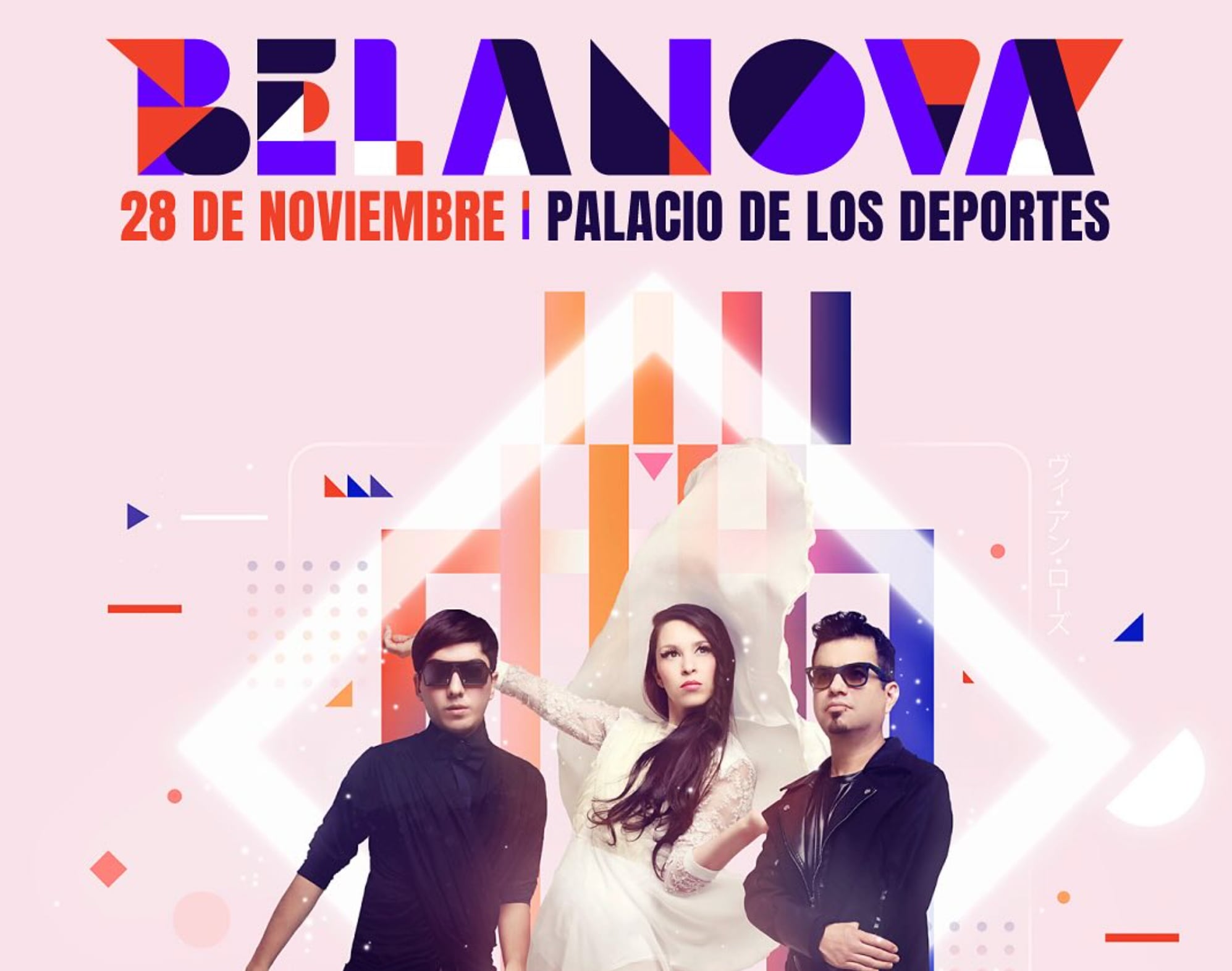 Belanova estará en el 28 de noviembre en el Palacio de los Deportes