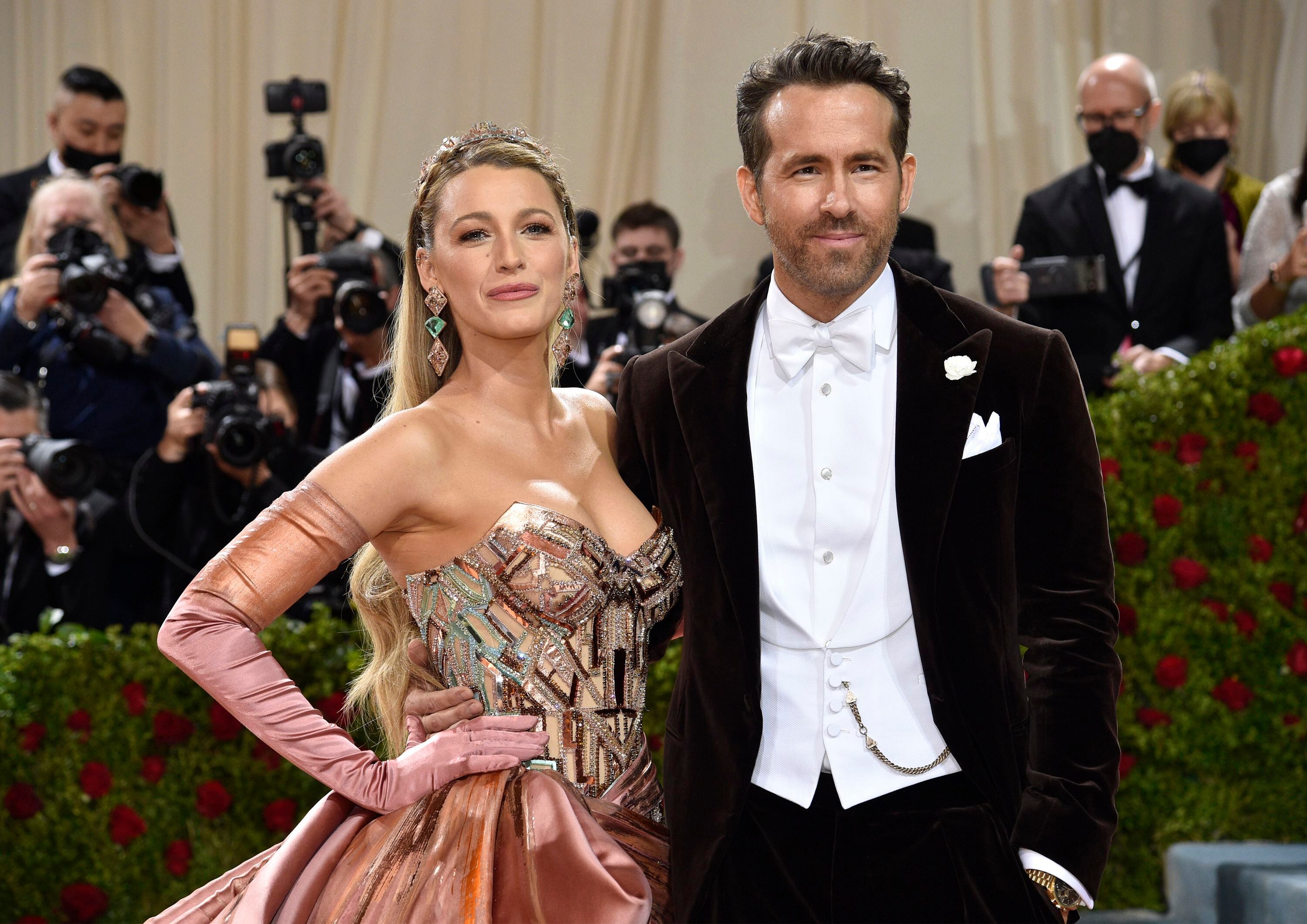 Ryan Reynolds y Blake Lively son los anfitriones del Met Gala 2022