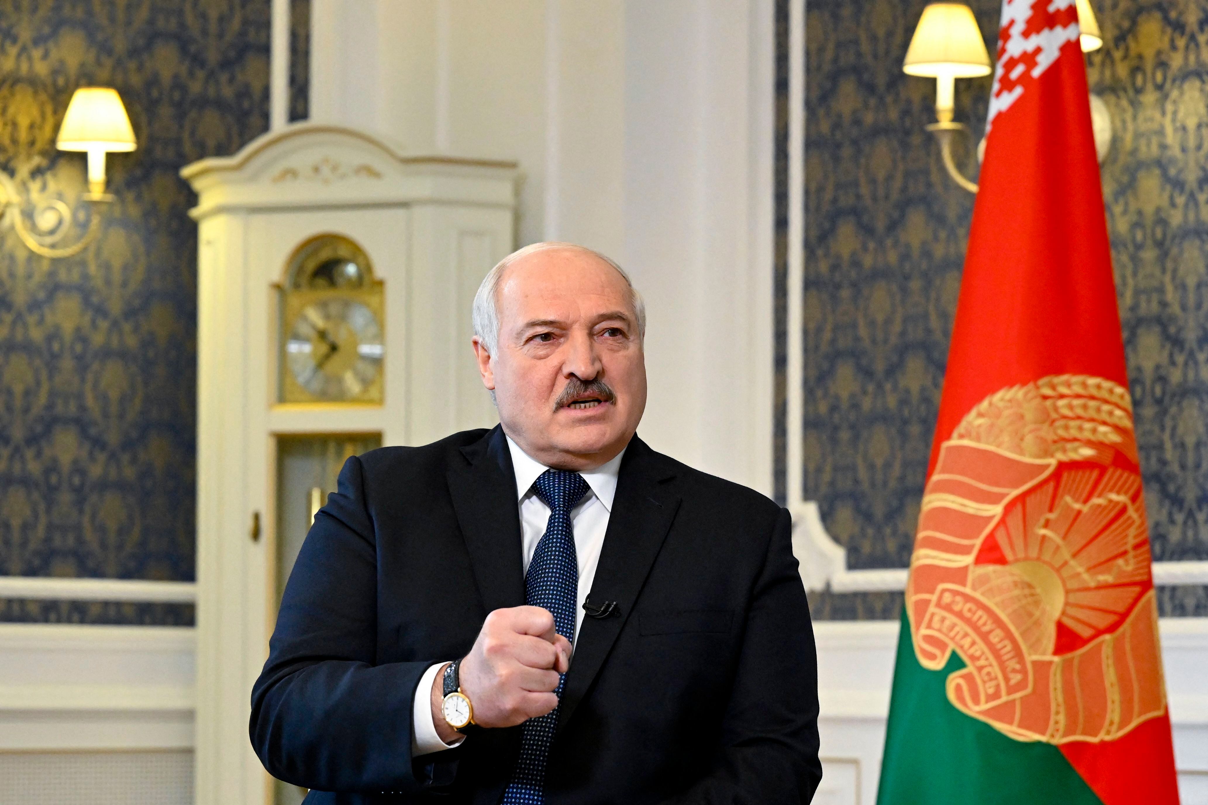 Alexander Lukashenko, presidente de Bielorrusia acusa a Ucrania que preparar un atentando contra su país