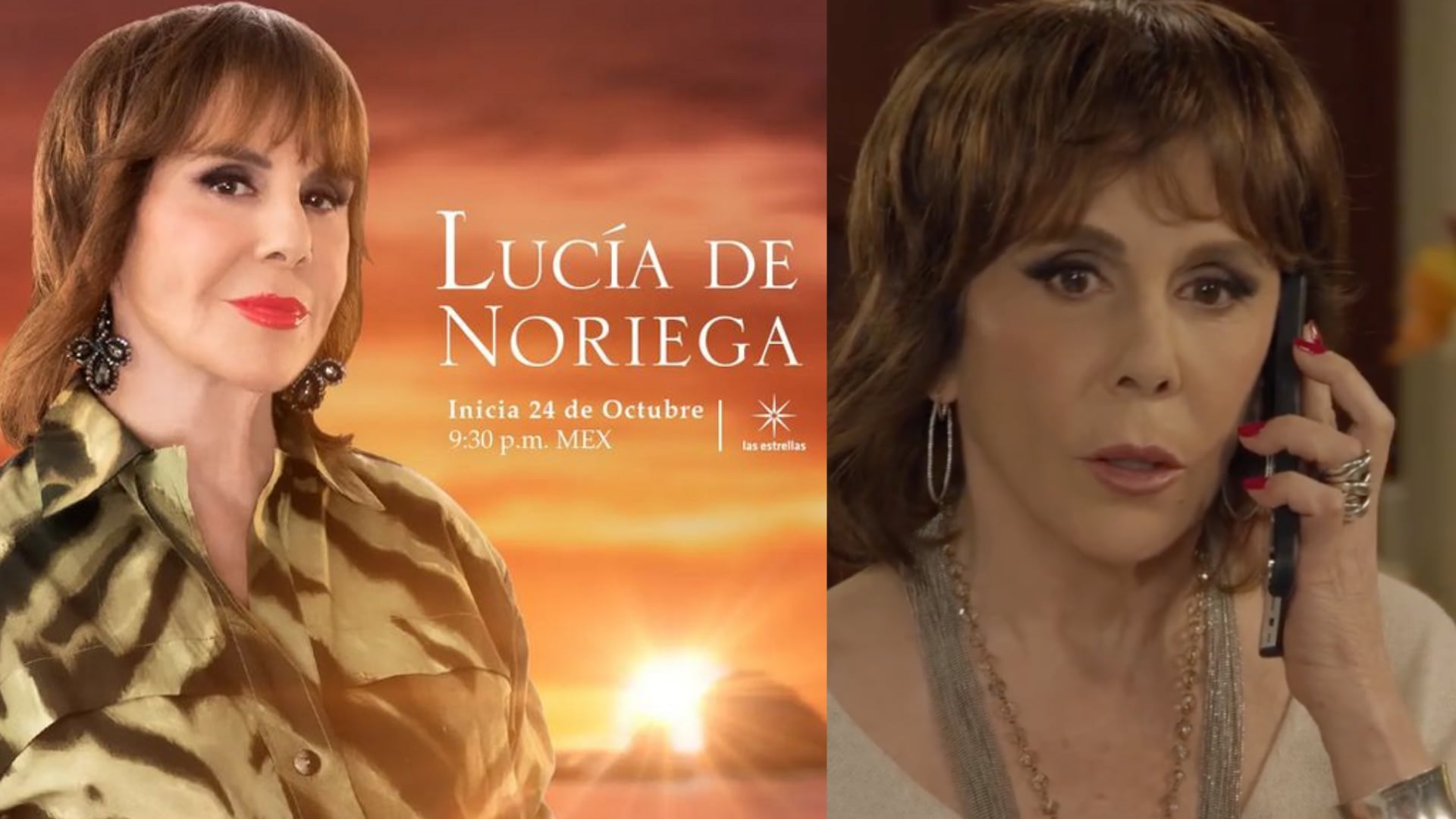 Rebecca Jones en su personaje de Lucía de Noriega en Cabo.