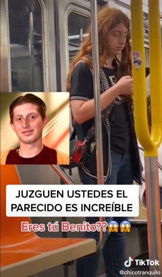 doppelgänger de Octavio Ocaña en el Metro