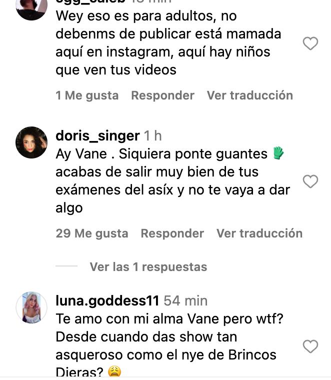 Criticas a Vanessa Labios 4K por su video en Instagram
