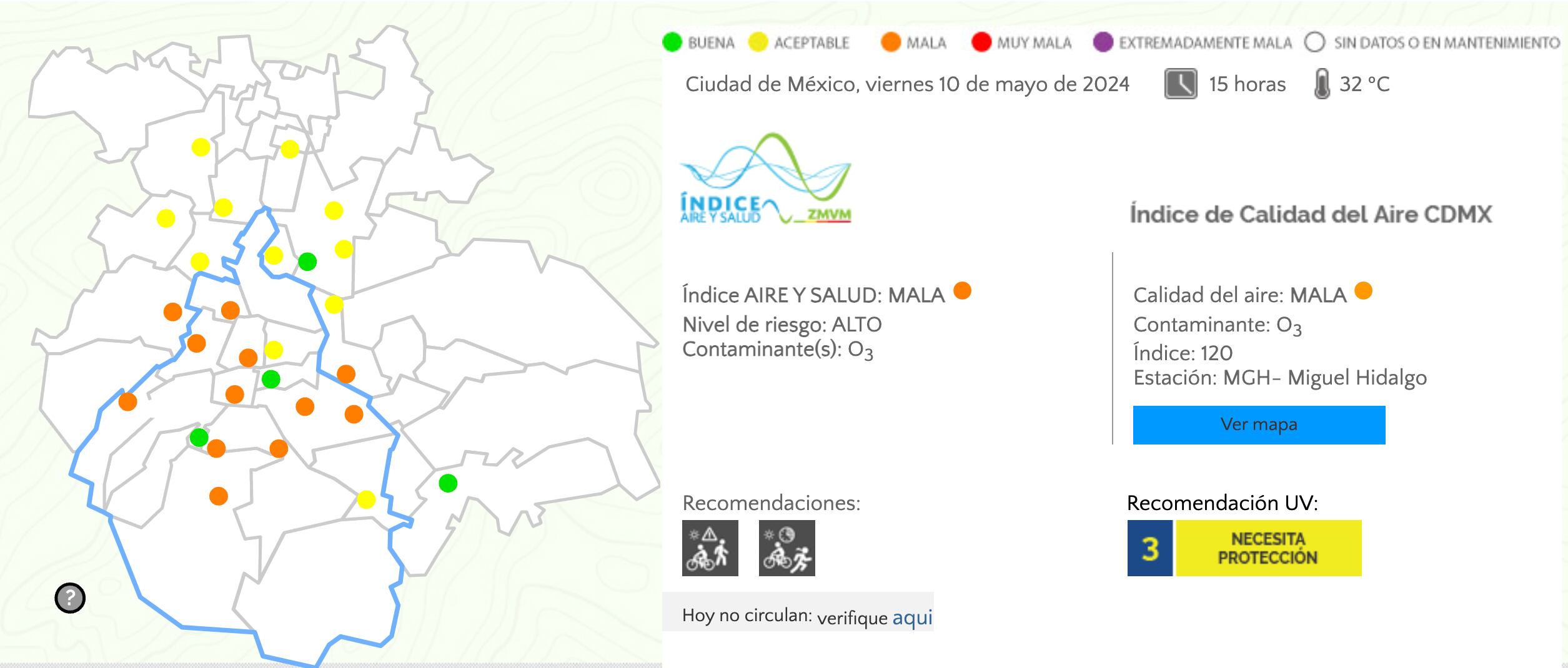 Calidad del aire en CDMX y Estado de México tras suspensión de contingencia ambiental