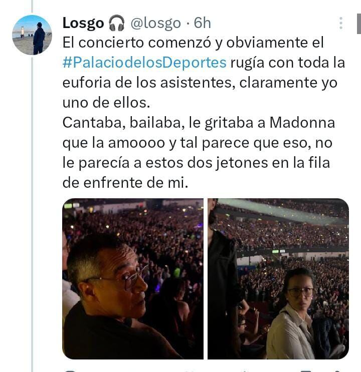 Hilo concierto Madonna