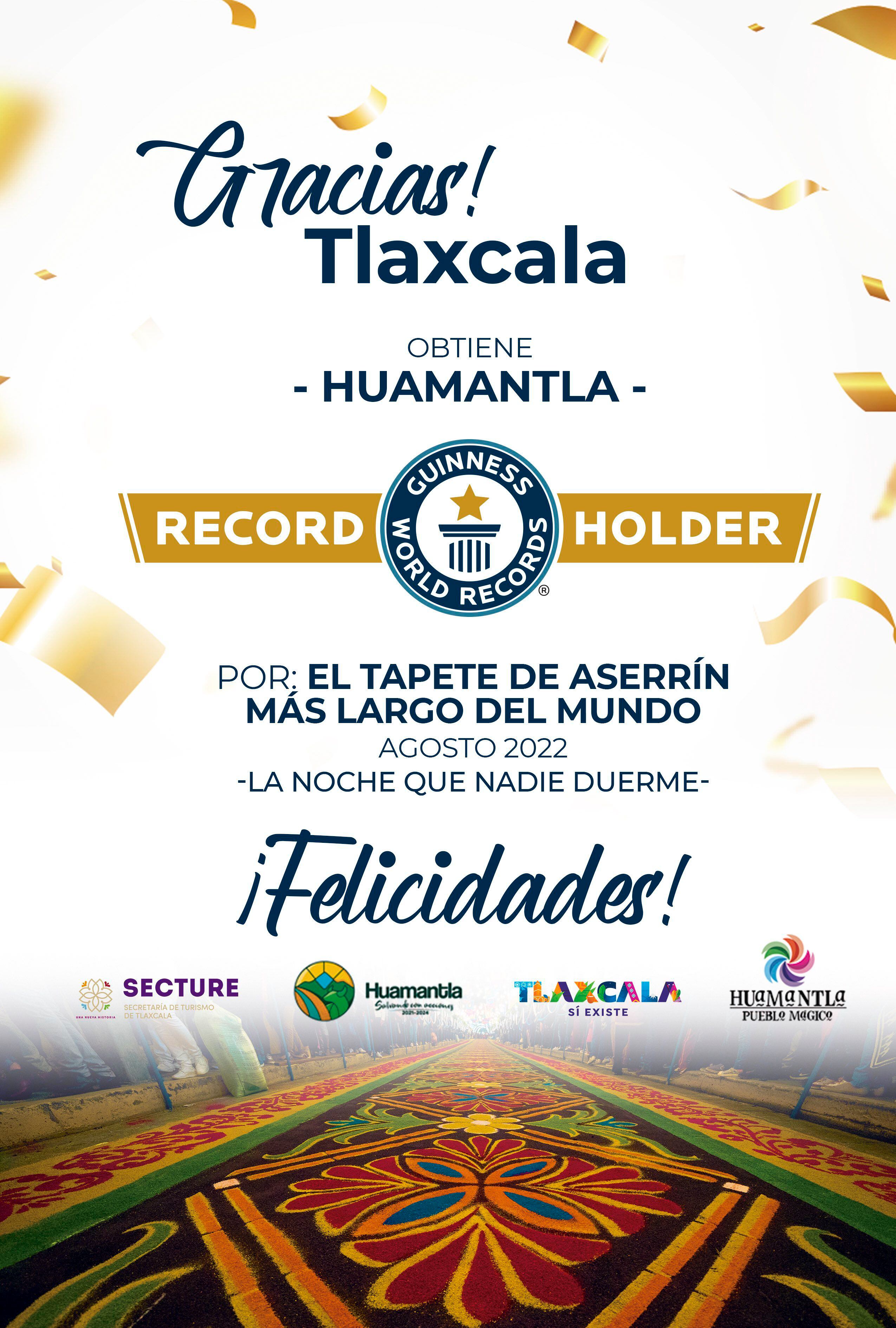 Huamantla, Tlaxcala, récord Guinness en La noche que nadie duerme