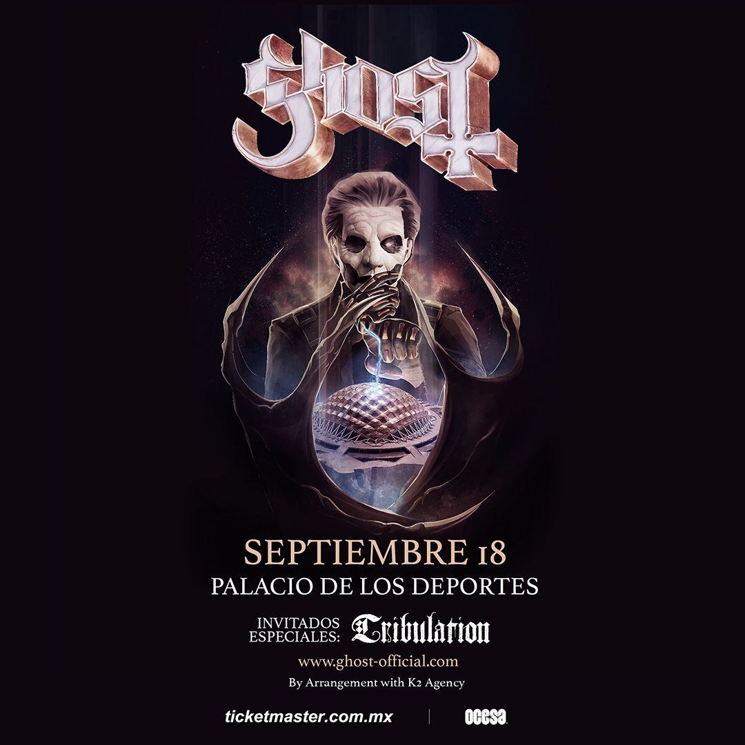 Ghost en Palacio de los Deportes: Precio de boletos para su concierto que no tendrá preventa