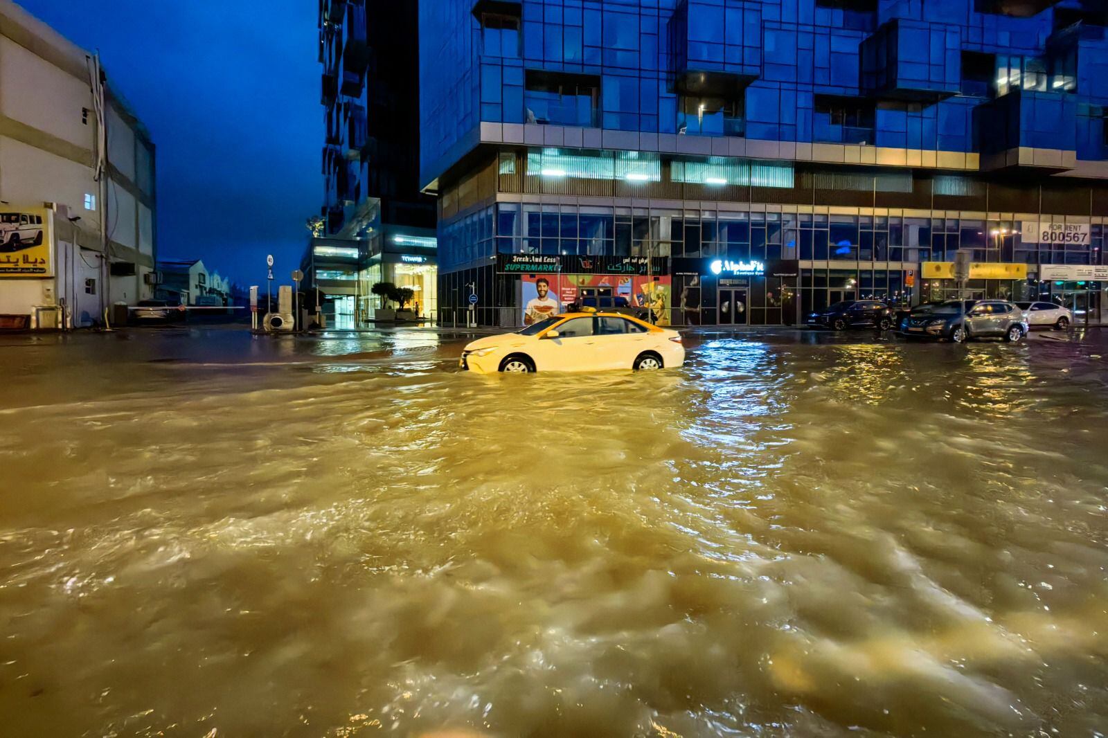 Inundaciones en Dubái