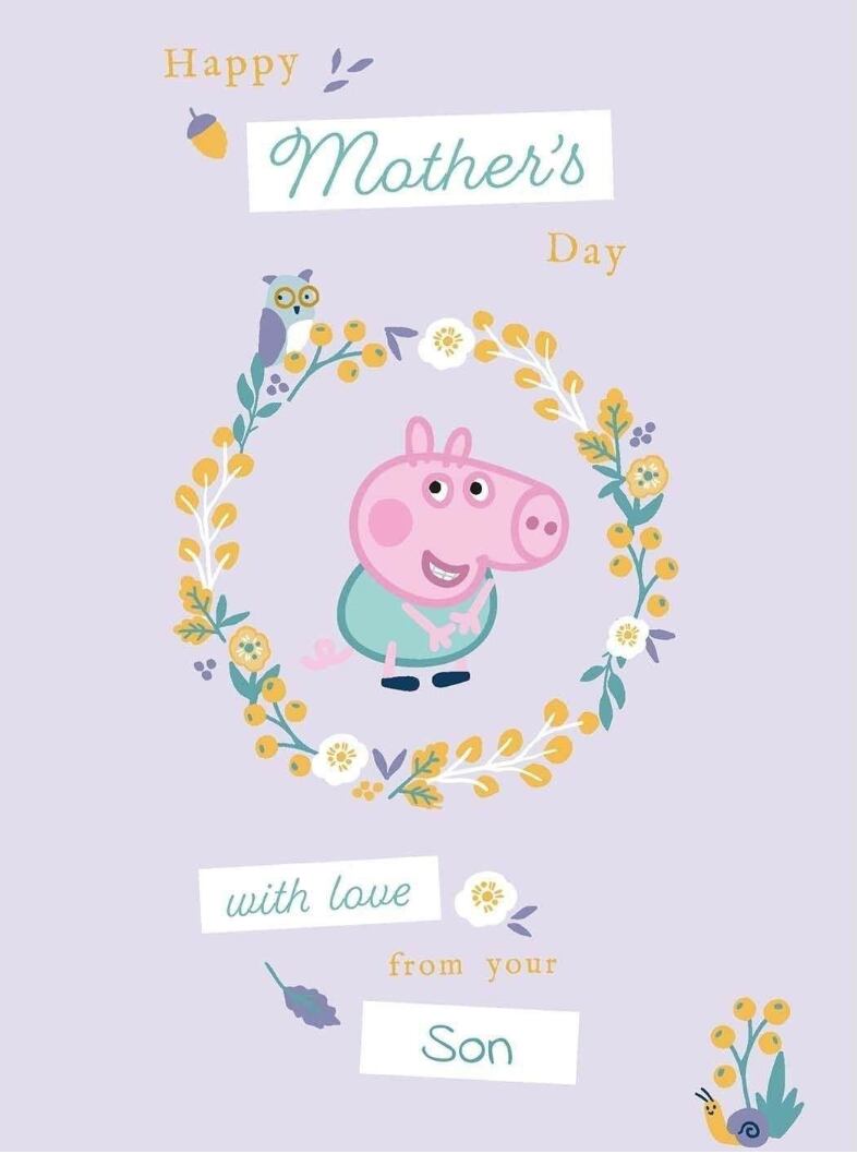 Tarjeta de George para el Día de las Madres