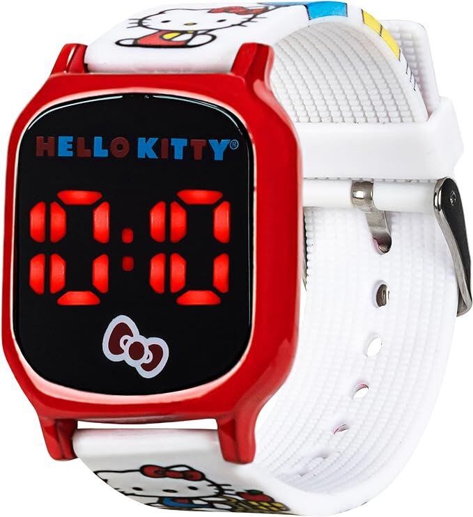 Hello Kitty Reloj digital de cuarzo LED